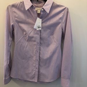 NWT Banana Republic Button Down Pinstripe Shirt